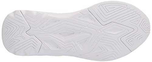PUMA Puma SOFTRIDE Sophia Running Shoe, White-Silver-High Risk Red, 6.5 US Unisex Big Kid