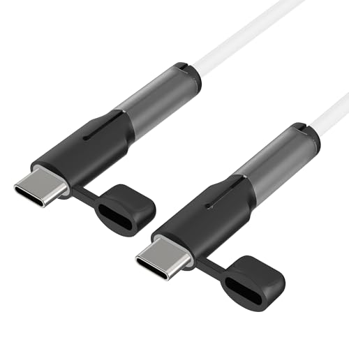 Image of Sounce Cable End Protector Compatible Only with iPhone Lightning Charger Cable Dustproof Waterproof Reinforced Protective Cover Cap for Charging Cord(Black)