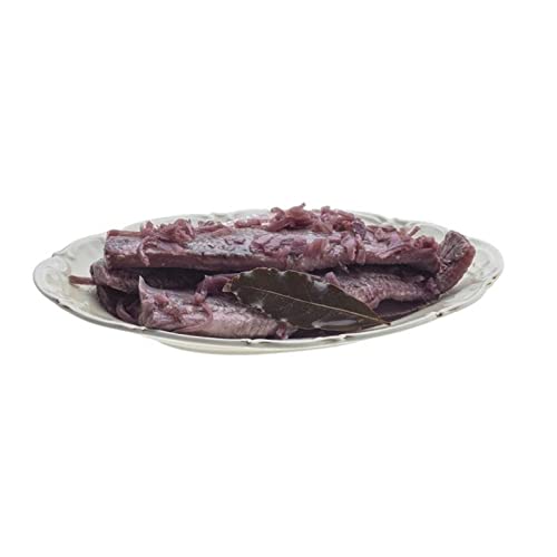 GreetFish Rotwein Matjesfilet, Matjesfilets in Rotwein Marinade, in Handarbeit hergestellt, 2250g