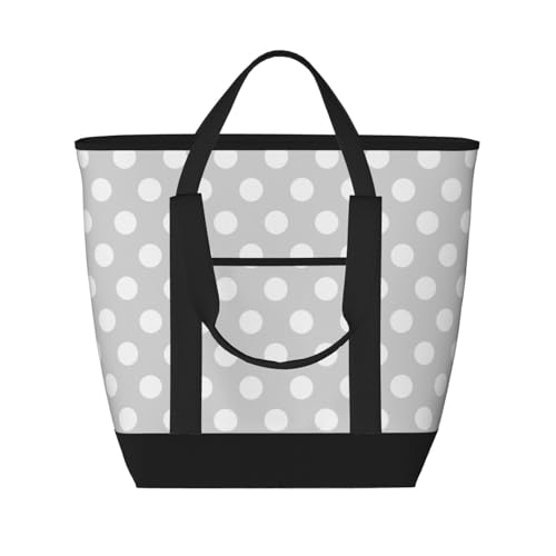 Grand sac isotherme doux à fermeture éclair contre le gaspillage