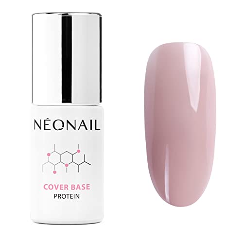 NEONAIL Pintauñas Semipermanentes 7,2 ml Base Coat Semipermanente Cover Base Protein Soft Nude Esmaltes Semipermanentes Para Uñas Gel Uñas Manicura Base Esmalte Gel UV Led Laca De Uñas