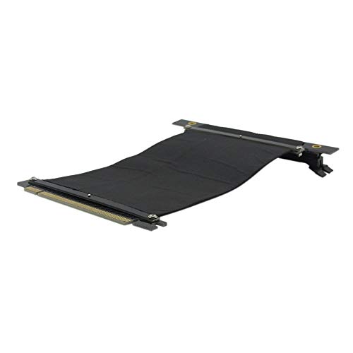 Jullynice PCI-E cabo de extensão 16X tipo L PCI-E 16X extensor de elevação de alta velocidade flexív