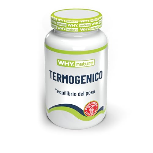 WHY NATURE TERMOGENICO - Integratore Alimentare Termogenico - Equilibrio del Peso Appetito Metabolismo - 60 Compresse