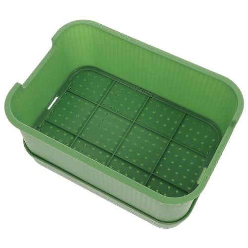 YARNOW Bandeja de plántulas fito jardineria bandejas para semilleros Vegetal Huerta maní Inicio Equipo Placa de Crecimiento de Flores bandejas de Cultivo de Invernadero el plastico Green