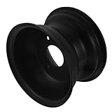 Hemobllo 16X8 7 Zoll Atv Radfelge aus Stahl 3 Loch Schwarz für Strand Atvs und Geländefahrzeuge...