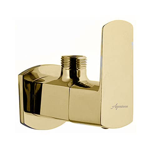 Aquieen Luxury Series Gold Angle Valve with Wall Flange Zura Collection (B09GLFMGX7) Amazon Price History, Amazon Price Tracker