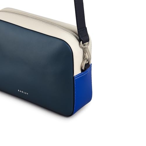 RADLEY London Sion Close - Colour Block Women's Mini Zip Around Crossbody Bag, Cadet4