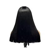 Perruque Closure en cheveux humains pré-épilés 5x5 raides, densité améliorée de 150 % à 200 %, plus fournie et plus épaisse, longueur conforme. Peut être bouclée, décolorée et teinte selon vos envies.