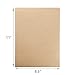 ZEAYEA 300 Pack Kraft Paper Sheets, 120 GSM Brown Printer Paper, Rustic Brown Stationery Paper for Arts and Craft, Drawing, DIY Projects, Invitation, Laser and Inkjet Printer Compatible, 8.5 x 11 Inch