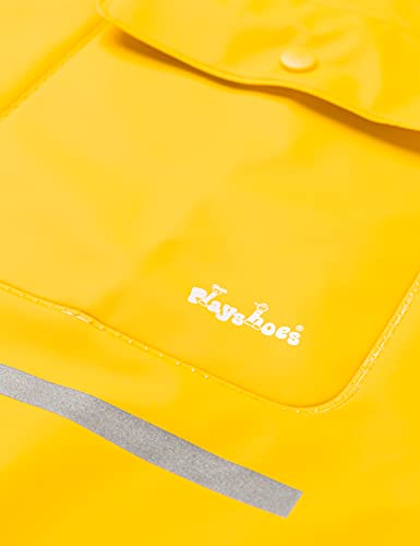 Playshoes Regen-cape Langer Rücken Unisex Kinder,Gelb,128
