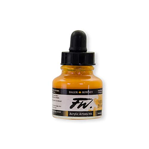 Daler-Rowney FW Acrylic Artists' Ink (Indian Yellow)