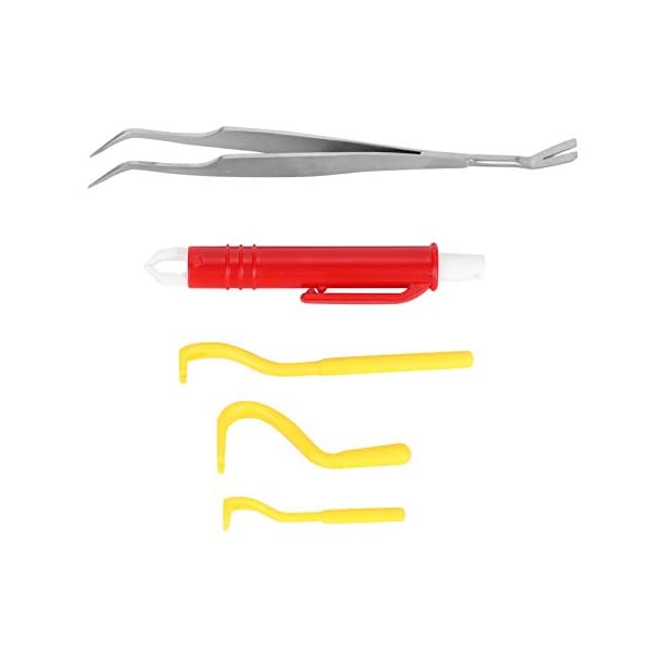 5Pcs/Set Removal Tool Kit, Pet Louse Lice Clamp Flea Clip Different Size Removal Tool Kit Ticks Remover Stainless Steel Tweezers for Dog Cat(Yellow) 5Pcs/Set Removal Tool Kit, Pet Louse Lice Clamp Flea Clip Different Size Removal Tool Kit Ticks Remover Stainless Steel Tweezers for Dog Cat(Yellow)