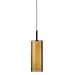 Puri 1 Light Pendant Size: 18" H, Finish: Black Brass