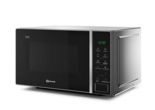 Foto von Bauknecht MW 203 SB/ Kombination Grill und Mikrowelle/ 700 W/Freistehend/ 20 L Garraum/ Quartz Grill 1000 W/AutoClean/ Joghurt-Funktion/ Schmelzfunktion/ Warmhalte-Funktion, Silber/Schwarz