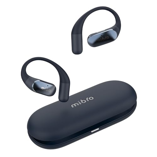 Mibro OpenEar Pro Écouteurs Sport Ouvert IPX4 Anti-Chute 30H Autonomie Écouteurs Osseux sans Fil 7,2g Léger pour Running Haut-Parleur Triple Aimant Double Connexion Bluetooth (Bleu Foncé)