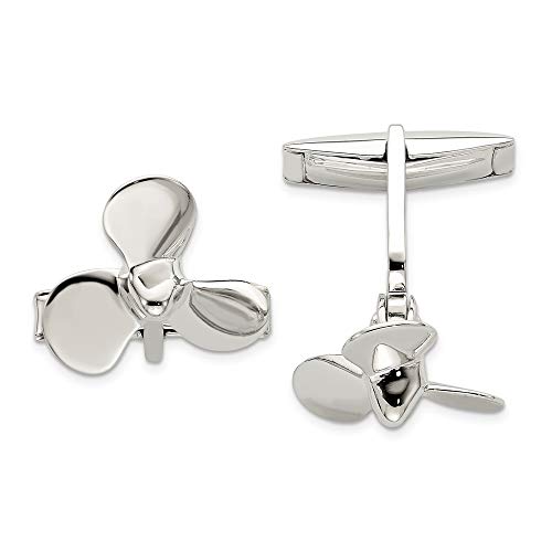 Mancuernillas de plata sólida 925 para hombre