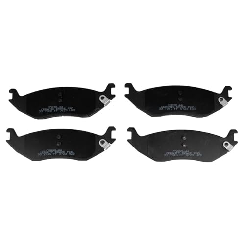 Image of TRQ Rear Brake Pad & Rotor Kit Ceramic Compatible with 2009-2010 Dodge Ram 1500