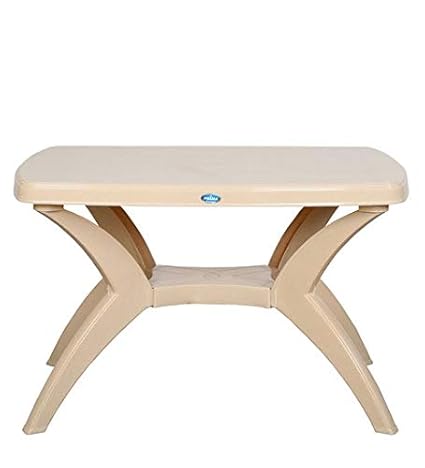 Prima 5050 Center Dining Coffee Table/Tea Table/Teapoy for Home, Office & Outdoor (Marble Beige)