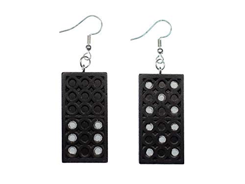 Domino Earrings Miniblings Juego Números