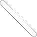 Produktbild JOBO Damen-Halskette Schlangenkette aus 333 Weißgold 50 cm 1,4 mm