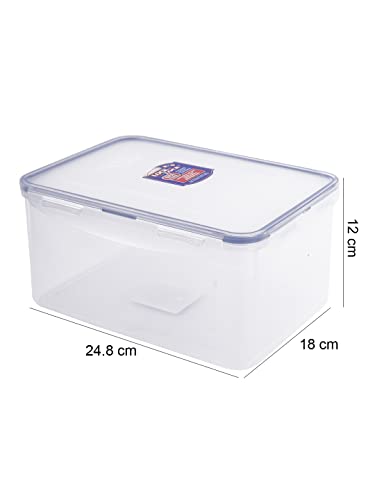 Image of LocknLock Airtight Fridge Containers With Lid 3.6 Liters, Leak Proof, BPA Free Plastic Big Container For Kitchen Storage | Fresh Fruits,Vegetables Containers for Fridge Organizer