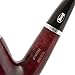 Rossi Rubino Antico Handmade Briar Pipe by Savinelli - Deep Red Hand Brushed Stain With Polished Finish & Rich Wood Grain, 6mm (8606)