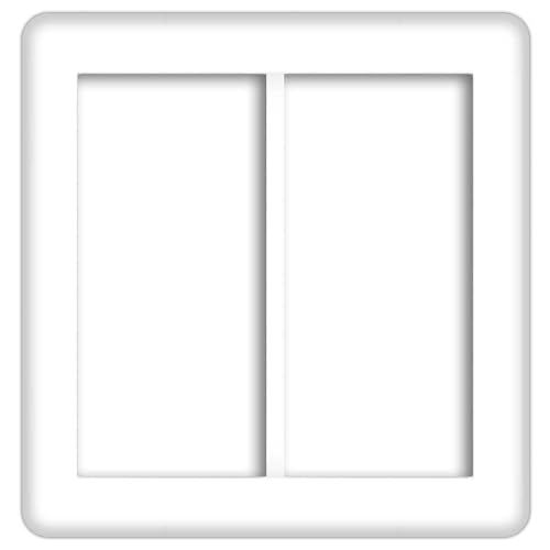 CASEMAKER パナソニック 【コスモシリーズワイド21】【2連スイッチプレート WTC7102W】 コンセントプレート スイッチプレート カラーパレット(和色) 01番白