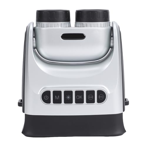 Cryfokt Cámara Binocular Digital 4K, Pantalla a Color con Zoom de 48MP y 15X para Observación de Aves, Material ABS para Acampar (Sin Tarjeta de Memoria)
