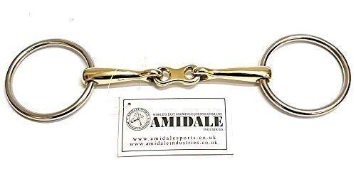 AMIDALE LOOSE RING, FRENCH LINK BRADOON, COPPER MIX, BIT SILVER AND GOLDEN COLOR 4SIZES (5.50)