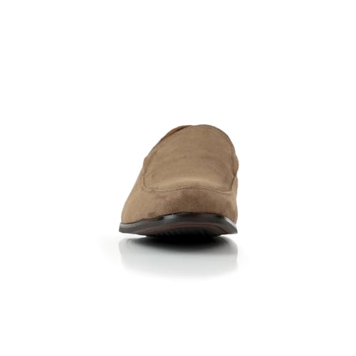 Image of Ferro Aldo Men's Dress Loafer Collection | Modern & Classic Slip-On Styles | Available in Suede, Woven, and Wholecut