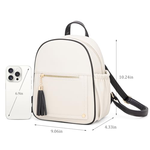 Image of Montana West Mini Backpack Purse for Women Anti Theft Backpacks with Secured Zipper and Tassel