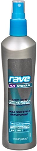 Rave Hs 4x Mega Scented N Size 11 Oz Rave Hairspray 4x Mega Hold Scented Non-Aerosol 11oz