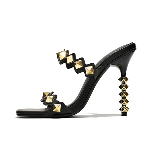 Cape Robbin Zinc Sexy High Heels for Women, Open Toe Shoes Heels2