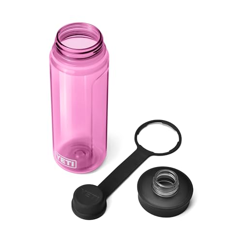 Image of YETI Yonder Water Bottle with Yonder Tether Cap, Lightweight, Leakproof and BPA-Free