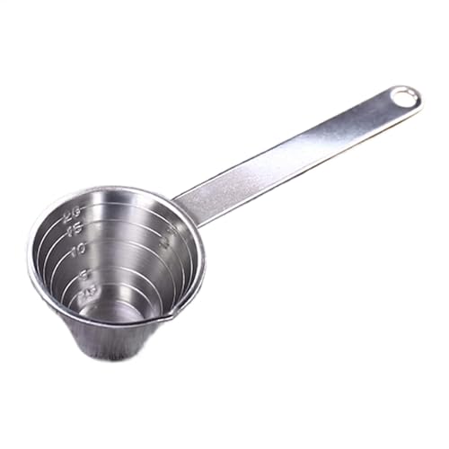Cucchiai dosatori in acciaio inox, cucchiaio in acciaio inox, misurini e cucchiai dosatori accurati in acciaio inox per misurare alimenti, chicchi di caffè, farina, condimenti