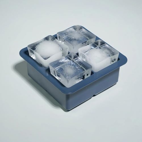 Stampo in silicone MADE IN ITALY per ghiaccio CUBO misura XXL (1, Cubo)