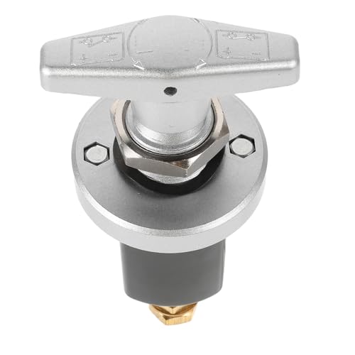 TOPPERFUN Battery Switch for Vehicles Boats Rv Battery Disconnect Locking Feature 12v Switch for Safety