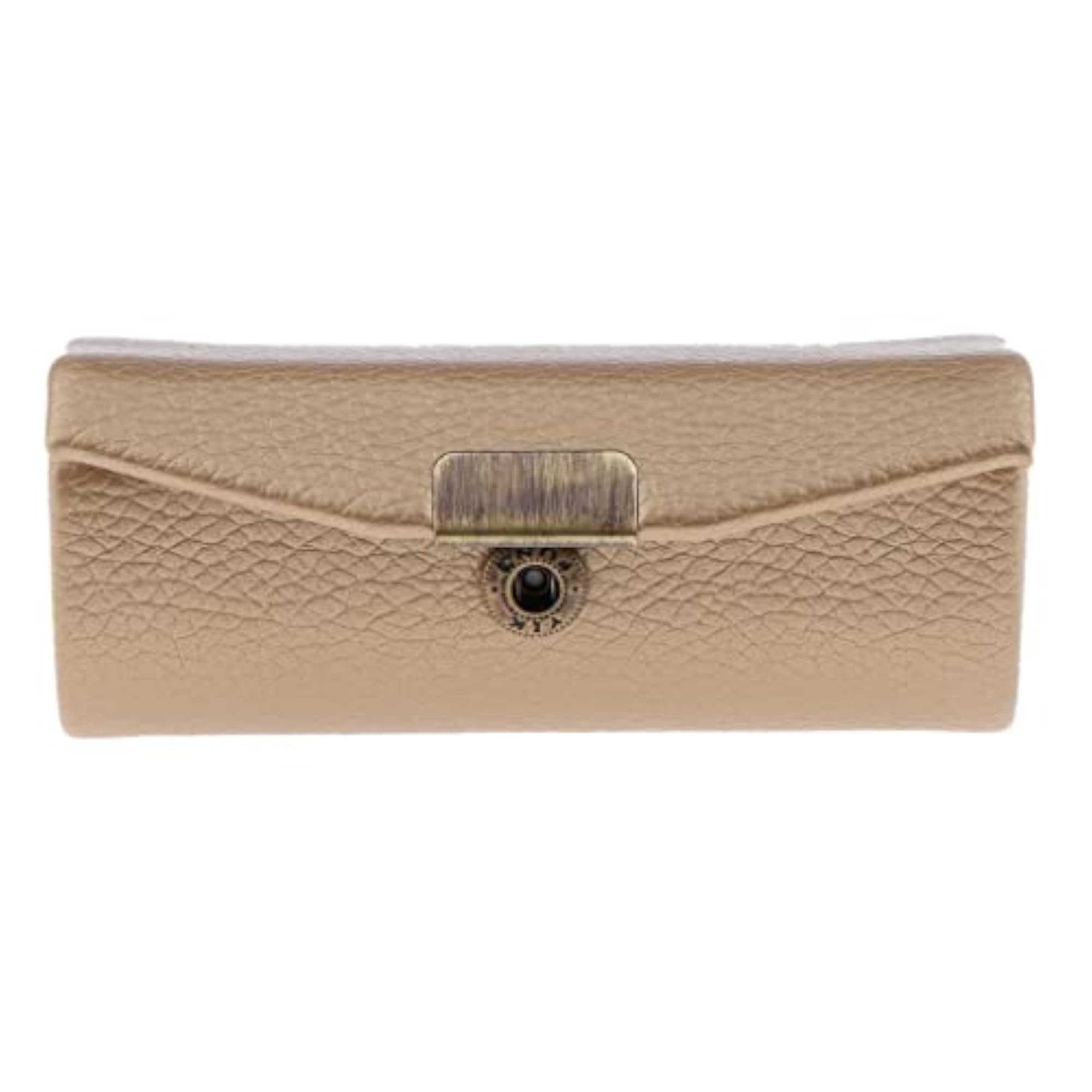 Leather Lipstick Case Holder Storage Box with Mirror