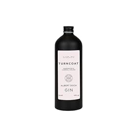 Buy Turncoat Distillery Albert Dock Gin – Handcrafted Small-Batch Liverpool Gin with Citrus, Grape & Juniper in Reusable Aluminium Bottle, 50cl, 40% ABV – Twelve Green Bottles
