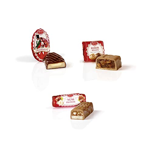 Reber Spezialitäten-Kassette, Pralinen, Mozart-Kugel, Constanze-Mozart-Kugel, Marzipan, Pasteten, Tolles Geschenk, 8er-Packung