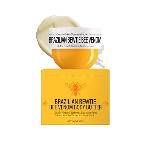 Brazilian Bewtie Bee Venom Body Butter,Butt Lifting Butter,B-um B-um Cream,Cellulite Remover,Bee Venom Cream,Body Thigh Butt Firming C/ream Brighten Body Skin Repair,Lifted and Firm Tightens Skin,80G
