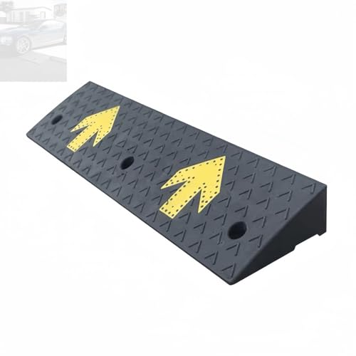 Rampas de caucho para bordillo, carga pesada 100x25x7cm miniatura 1