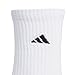 adidas Unisex Kids Crew Socks for Boys and Girls Youth (6-Pack) Athletic Cushioned and Comfortable, Tall Mid-Calf