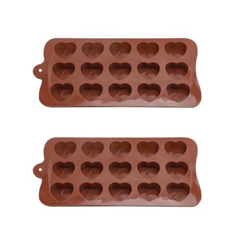 CLISPEED 2 Unidades Molde de Silicona para Chocolate Creativo Fácil Desmoldeo y Uso Prolongado, Adecuado para Repostería Profesional y Elaboración de Fondant Color Aleatorio