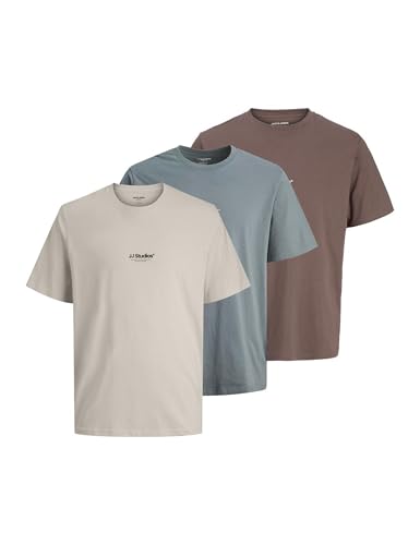 JACK & JONES Jjesoho Tee Ss Crew Neck 3Pk Mp – Ansicht 1