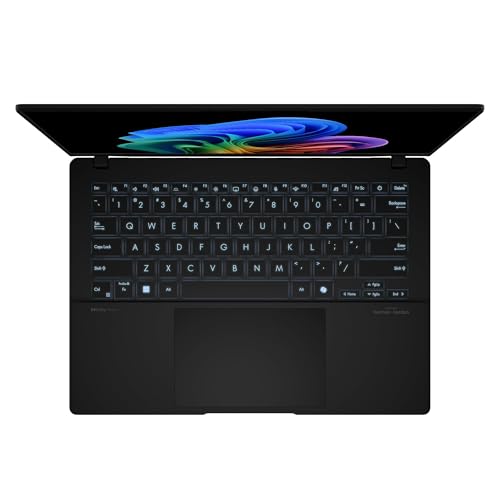 Image of ASUS Vivobook S 14 Copilot+ PC Laptop 14 inch WUXGA OLED 60Hz Laptop Intel Core Ultra 7 258V 32GB RAM 1TB SSD, Black, Windows 11 Pro
