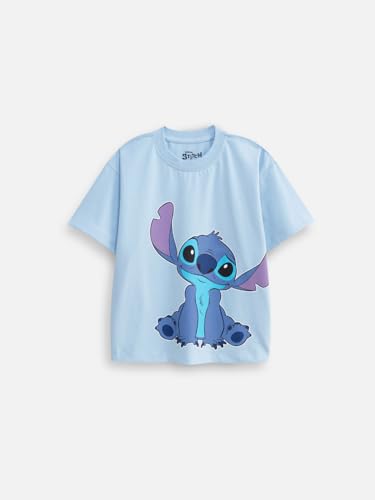 Image of Nap Chief Kids Cotton Disney Character Co ord Set for Girls, T Shirt and Shorts for Casual Wear