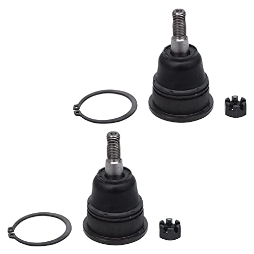 Image of Detroit Axle - Front 10pc Struts Kit for Chrysler Town & Country Dodge Grand Caravan Ram C /V, 2 Struts & Coil Spring 2 Sway Bars 2 Outer Tie Rods 2 Lower Ball Joints 2 Boots Replacement Suspension