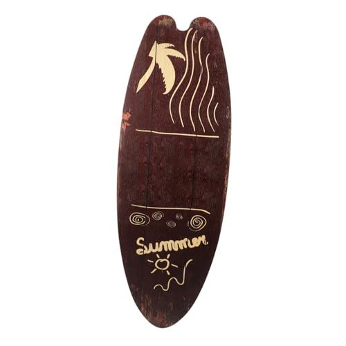 Tofficu DecoracióN De Pared De Tabla De Surf De Madera - Tema De Verano, Ideal Para Fiestas, Bares Y Hogar, TamañO 17.7x6.3 Pulgadas，Decoración Temática De Playa