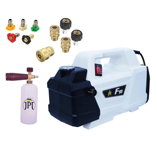 Image of JPT F10 Car Washer High Pressure Pump | 2400 Watt Powerful Motor | Pressure - 220 BAR | Flow Rate 10L /Min 100% Copper Winding (F10-SUPER Combo)